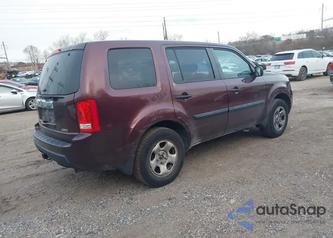 2011 Honda Pilot Lx из США, поврежденный, VIN 5FNYF4H20BB055342
